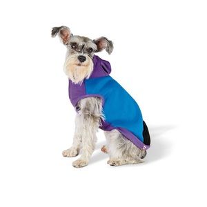 LEGO Collection Small Dog Hoodie Sweatshirt Blue/Purple/Black NEW